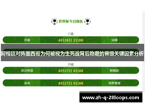 阿根廷对阵墨西哥为何被视为生死战背后隐藏的晋级关键因素分析
